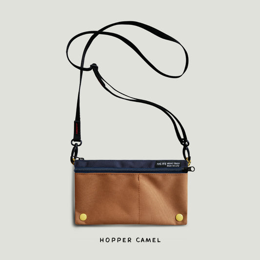 Hopper relife camel sling bag
