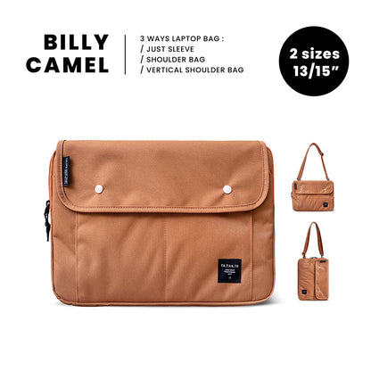 Billy relife camel laptop bag