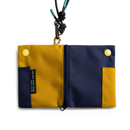 Hop relife mustard wallet lanyard