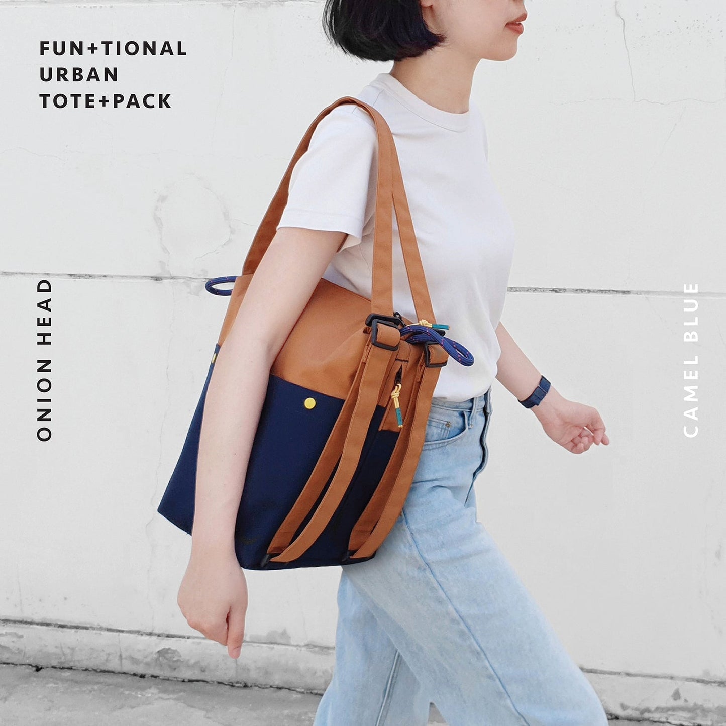 Onion head relife charcoal navy bag